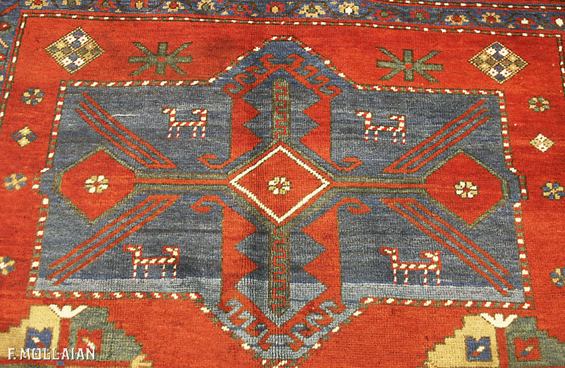 Antique Caucasian Kazak Rug n°:20375541